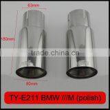 Auto Tuning Stainless Exhaust Tips Laser M Polish for Bmw thumbnail-5