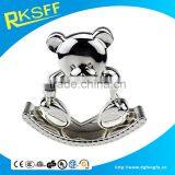 Premium Quality Zinc Alloy Die Casting Chromium Plating Cute Animal-shape Photo Frame thumbnail-6