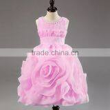 Retail Hot! New Year Party Baby Clothing Cotton Girl Dress, Elegant and Stylish Design Cascading Elsa Princess Dress thumbnail-4