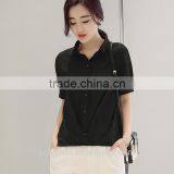 Latest Fashion New Blouse Designs Ladies Tops 2017 Summer Shirts for Women Blouses thumbnail-3