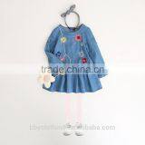 2017 Fashion Dress Designers for Flower Embroidered Girls Party Dresses for 10 Year Olds thumbnail-1