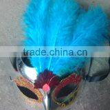 Feathered Venetian Party Mask for Sale thumbnail-1