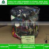 Hot Sale In Los Angeles Super Cream Cotton/Nylon Sport Wear Wholesale Used Clothing For Sale thumbnail-5