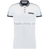 MGOO Hot Fashion Custom Designs 95% Cotton 5% Spandex Pocket Embroidery Cute Blue 180g Short Sleeves Shirts thumbnail-5