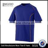 Youth Winning Streak Crew Jersey 100% Polyester Wicking Smooth Knit Customize Contrast Color Piping On Shoulder Mens Tee thumbnail-1