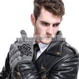 High Quality Cashmere Wool Thick Fleece Mens Winter Knitted Gloves thumbnail-2