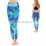 2017 Top Quality China Manufacture Fashionable Women Sport Custom Sublimation Leggings Wholesale thumbnail-1