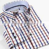 High Quality Mens Shirts Latest Cotton Plaid Shirts for Men thumbnail-6