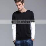 Wholesale Short and Long Sleeve O-neck T-shirt for Men thumbnail-1