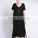 PLUS Short Sleeve Maxi Dress thumbnail-1