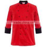 Double Breasted Chef Coat With Folded Cuff thumbnail-6
