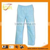 UNISEX Elastic Waist Quick Dry Light Weight Blue Waterproof Pant thumbnail-1