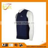ISO9001/BSCI Manufature Fashionable Navy Blue Oversized Cardigan Vest thumbnail-1