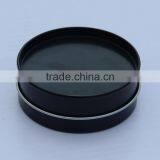 R1885H Black Matt Colour Round Tin Can 250ml Aluminium Tin Black thumbnail-6