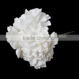 Wholesale Decoration Millinery White Terylene Artificial Flower thumbnail-6