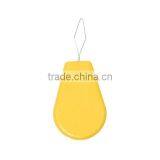 High Quality Yellow Teardrop Shaped Steel Bow Wire Home Uses Portable Needle Threader thumbnail-3