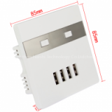 wall sockets with usb ports 4 USB Port Walk Sockets