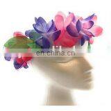 Rose Flower Lei Garland Rose Headband Silk Headband Lei Headband Kauai Headband thumbnail-4