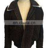 Factory OEM Padding Sherpa Collar Denim Jacket Women Wholesale thumbnail-3