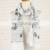 Wholesale New Design Women Customized Shawl Viscose Pearl Scarf thumbnail-2