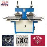 Low price semi embossed t shirt logo cloth heating embossed press machine