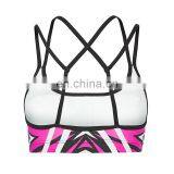 2016 Fitness Apparel Manufacturers Yoga Clothing Type Seamless Sports Bra Women Yoga Bra Tops#YB0008 thumbnail-3