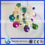 Jingle Bell Wine Charms-Christmas Wine Charms Winter Wedding Favor-Holiday Wine Glass thumbnail-1