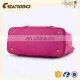CR USA Market Expert Recommend pu Leather Material Large-capacity Zipper Rose Red Colors New Fashion Leather Clutch Bag thumbnail-2