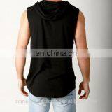 Gym Singlets With Hood / Fashion Gym Stringers thumbnail-3