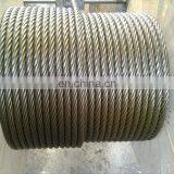High Strength Aisi304 316 6x19 1x19 7x7 6x19 Stainless Steel Wire Rope 10mm 12mm Price per Meter thumbnail-3