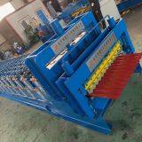 Cangzhou Dixin Galvanized Metal Aluminum Double Layer IBR Trapezoidal Sheet Roof Tile Wall Panel Cold Roll Forming Machine thumbnail-3