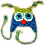 Handmade Crochet Kid's Funny Hats of Owl Design thumbnail-1