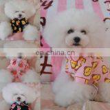 Pet Dog Cat Pajamas Soft Pet Apparel Dog Cloth Strawberry Chicken Pattern Homewear Sleepwear Occident thumbnail-3