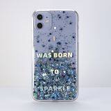 Factory Price Fully Cover Phone Case and Accessories Glitter Shinny TPU+PC Phone Case thumbnail-3