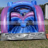 Purple Blue Inflatable Obstacle Course Game Bouncer For Sale thumbnail-2