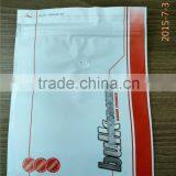 Aluminum Foil Metalized Stand up Zipper Pouch for Sports Energy Food With Valve thumbnail-1