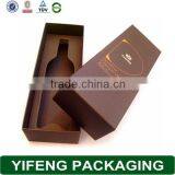 Paper Packaging Mini Corrguated Wine Box With Handle thumbnail-3
