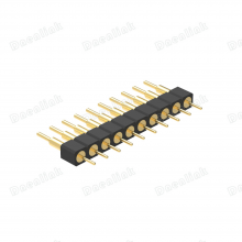 Dnenlink 2.54mm Machined Pin Connector Single Row H3.00mm Straight DIP thumbnail-2