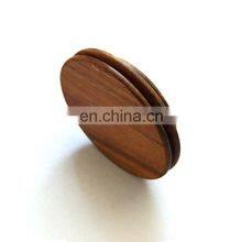Food Grade Acacia Wood Seal Lid Home Kitchen High Borosilicate Glass Storage Jar Lids thumbnail-5