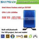 Fanless Zero Client Support More Than 30 Videos on I7 PC