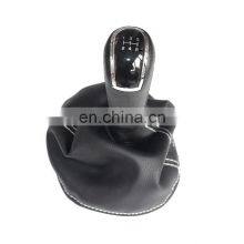 White Line Leather Car Shift Gear Knob Lever Gaitor Boot Cover For Benz W202 W208 W210 W203 S203 W245 W169 W168 thumbnail-2