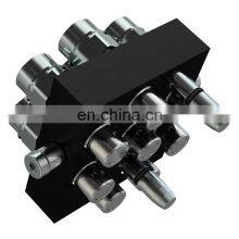 Made in china factory direct supply carbon steel 2 way 3 way 4 way hydraulic multiple quick couplings