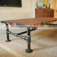 Industrial Retro Computer Desk Iron Pipe Table Frames thumbnail-2