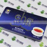 Empty Tinplate Tea Tin Box Rectangle Case Metal Iron Can for Packaging thumbnail-1