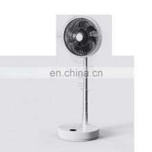 10000mah rechargeable vertical circulation fan with rotation function and night light