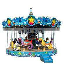 New Popular Ocean Animal 12/16 Seats Carousel Merry go Round for Sale thumbnail-4