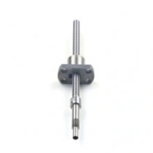 4mm Diameter Pitch 1mm Replace KSS Mini 0401 Flanged Ball Screw thumbnail-2