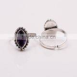 AMETHYST TOE RING Sterling Silver Jewelry Wholesale,WHOLESALE SILVER JEWELRY,SILVER EXPORTER,SILVER JEWELRY FROM INDIA thumbnail-1