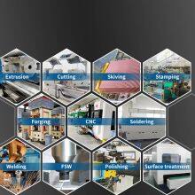 Custom Manufacturer Power Supply Vapor Chamber Copper Pipe Aluminum Led Zipper Fin Large Heatsink Heat Sink thumbnail-5