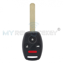 PN 35118-TR0-A00 Remote Key 4 Button 313.8Mhz for Honda Civic 2012 2013 FCC N5F-A05TAA thumbnail-2